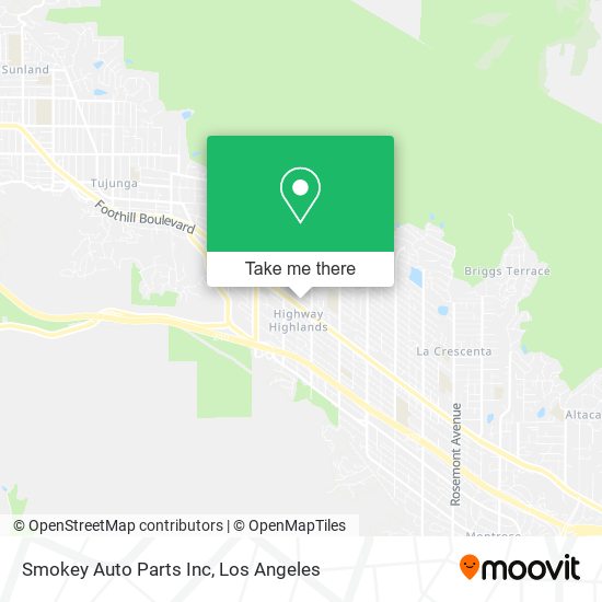 Smokey Auto Parts Inc map