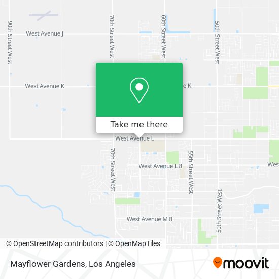Mayflower Gardens map
