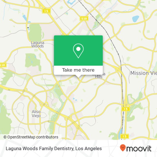 Mapa de Laguna Woods Family Dentistry