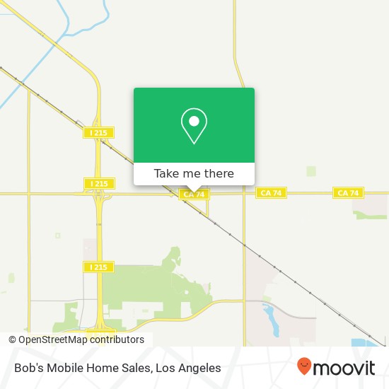 Bob's Mobile Home Sales map