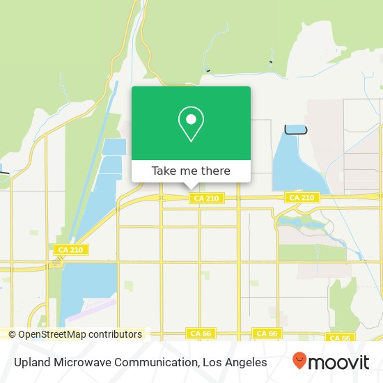 Mapa de Upland Microwave Communication