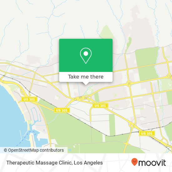 Mapa de Therapeutic Massage Clinic