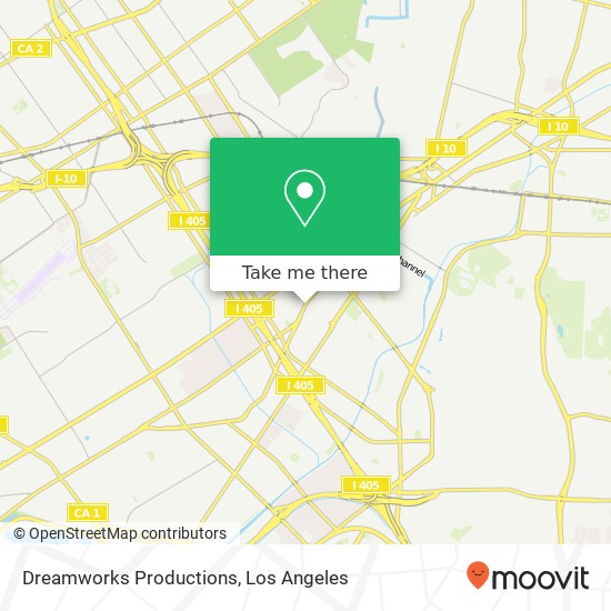 Mapa de Dreamworks Productions