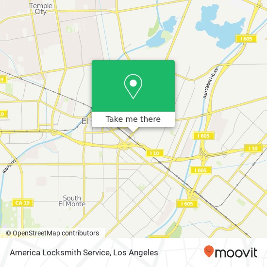 Mapa de America Locksmith Service