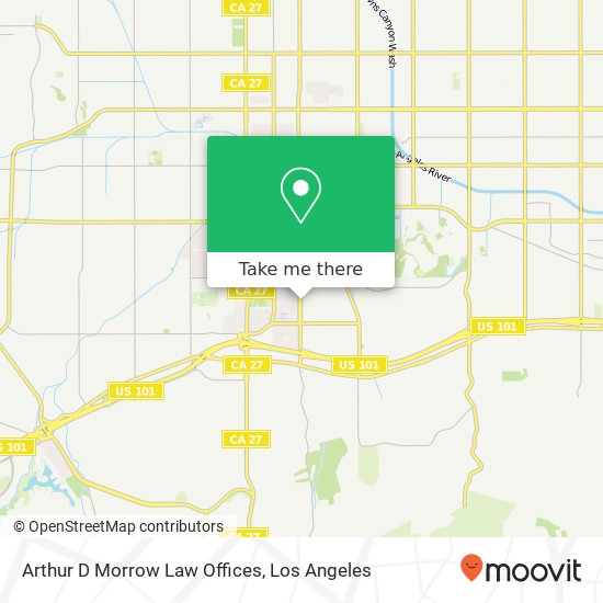 Arthur D Morrow Law Offices map