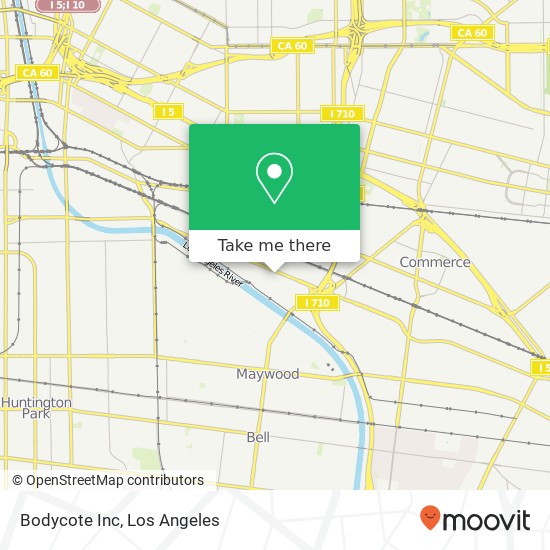 Mapa de Bodycote Inc