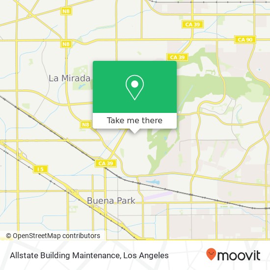 Mapa de Allstate Building Maintenance