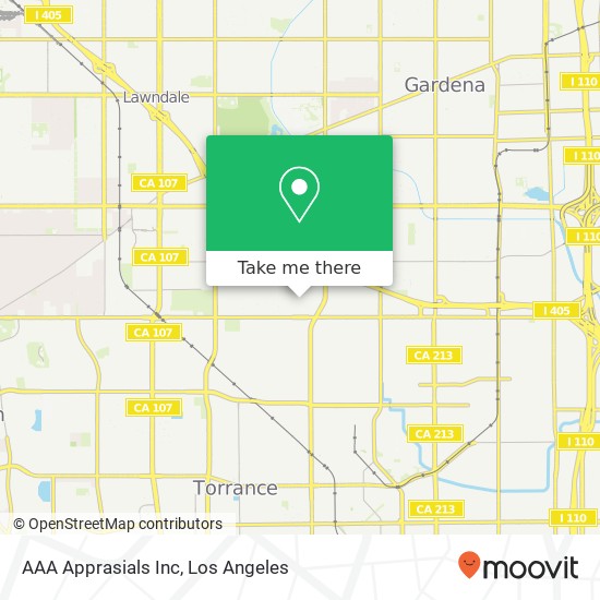 AAA Apprasials Inc map