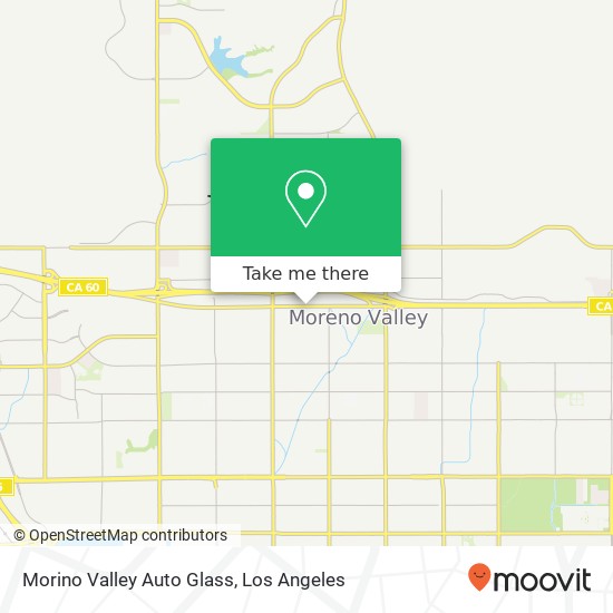 Morino Valley Auto Glass map