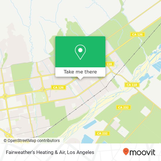 Mapa de Fairweather's Heating & Air