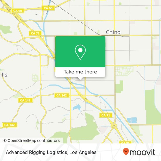 Advanced Rigging Logistics map