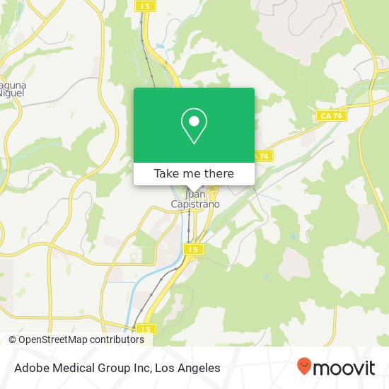 Mapa de Adobe Medical Group Inc