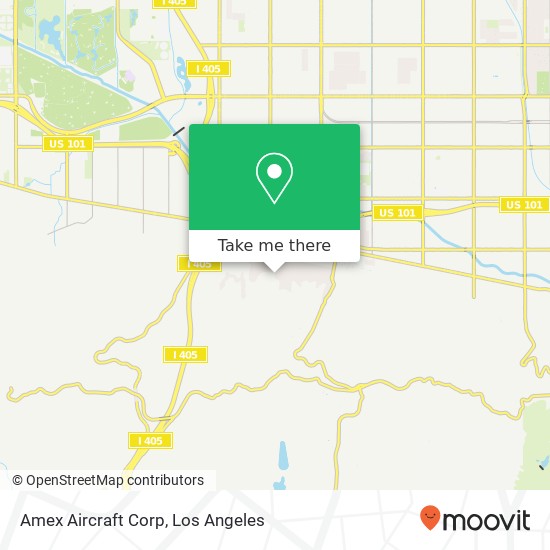 Amex Aircraft Corp map