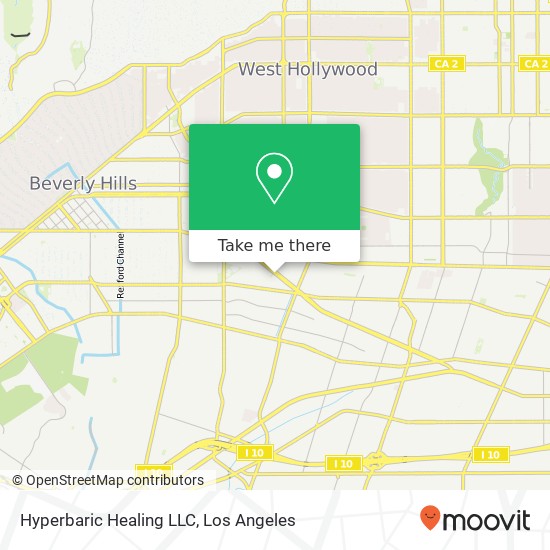 Mapa de Hyperbaric Healing LLC