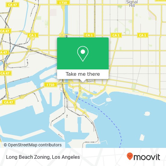 Long Beach Zoning map