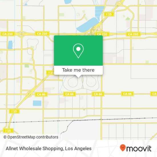 Allnet Wholesale Shopping map