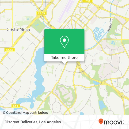Discreet Deliveries map