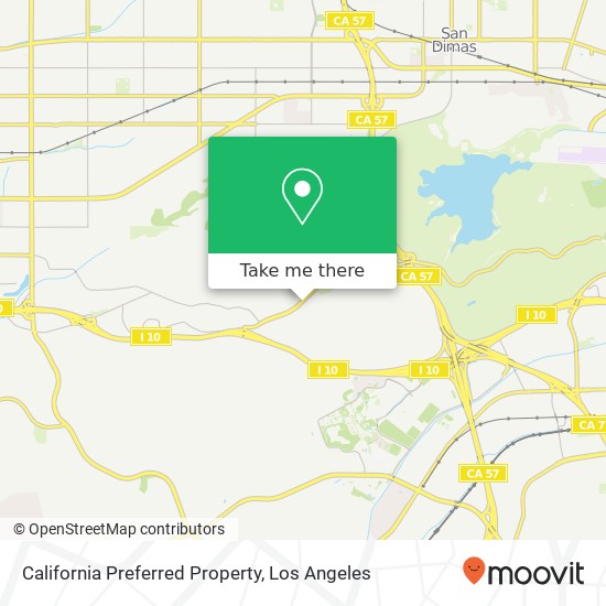 Mapa de California Preferred Property