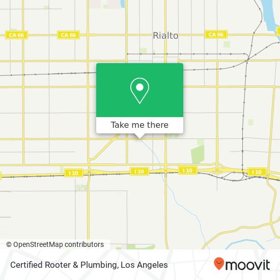 Mapa de Certified Rooter & Plumbing