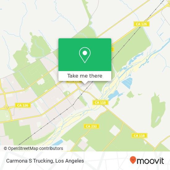 Carmona S Trucking map