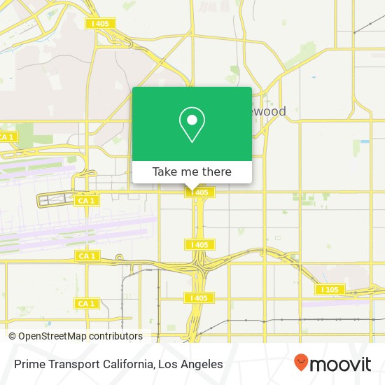 Prime Transport California map
