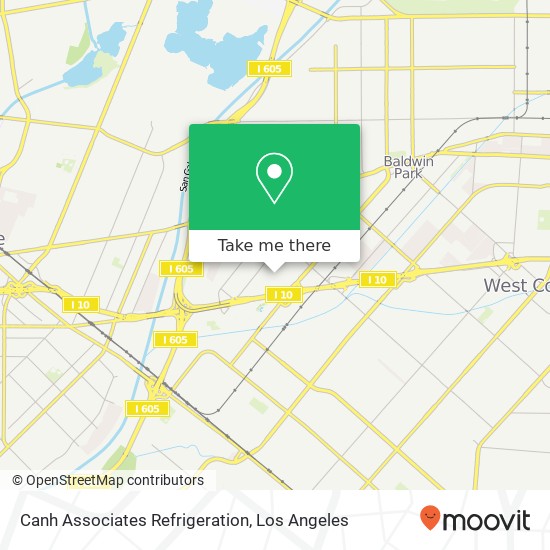 Canh Associates Refrigeration map