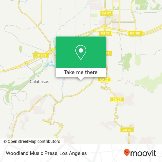 Woodland Music Press map