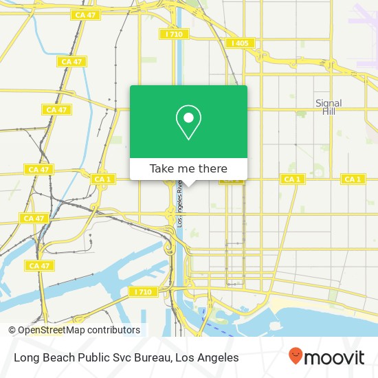 Mapa de Long Beach Public Svc Bureau