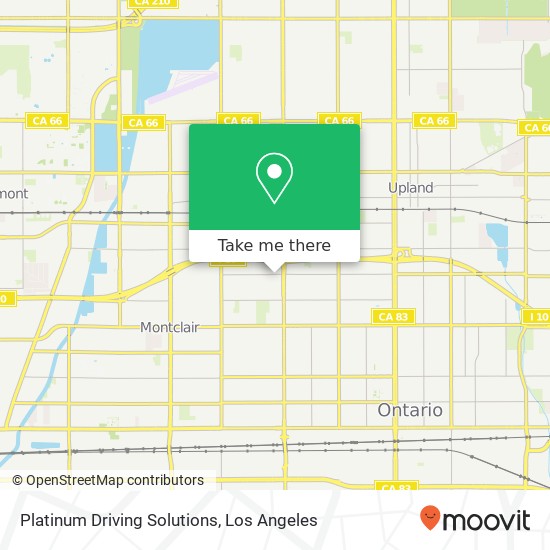 Platinum Driving Solutions map