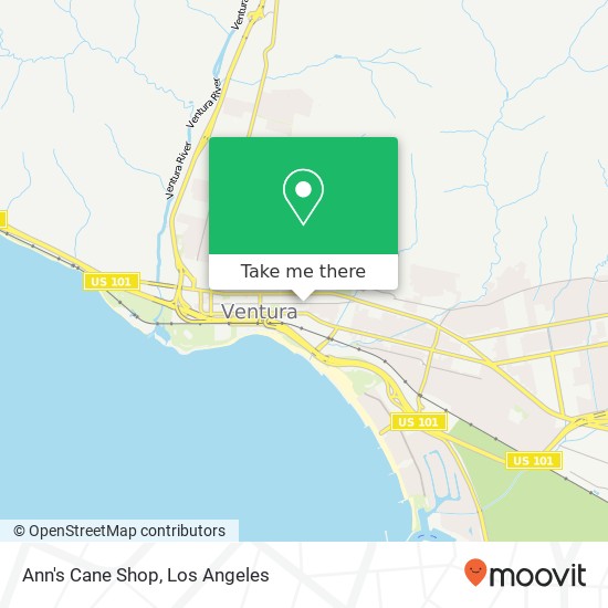 Ann's Cane Shop map