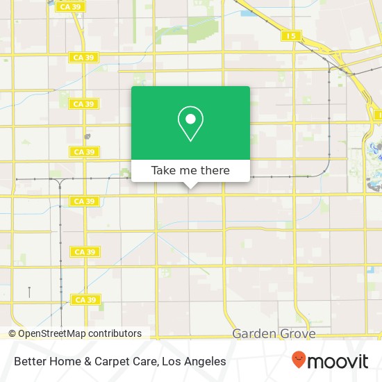 Better Home & Carpet Care map