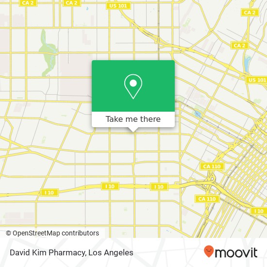 David Kim Pharmacy map