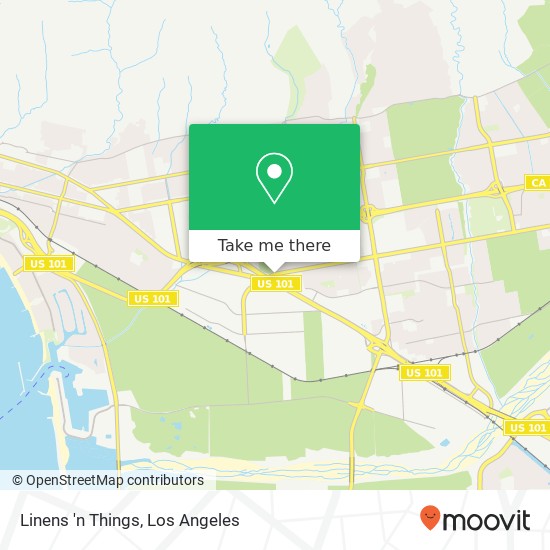 Linens 'n Things map