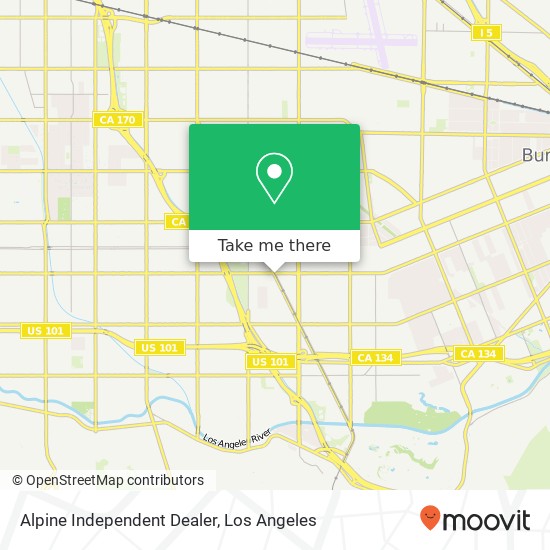 Alpine Independent Dealer map