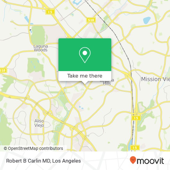 Robert B Carlin MD map