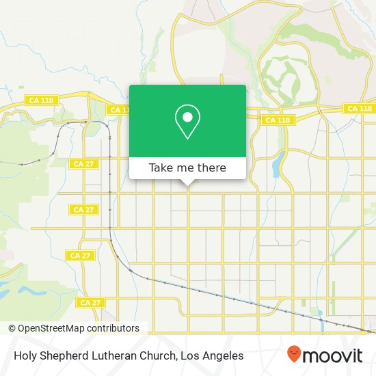 Holy Shepherd Lutheran Church map