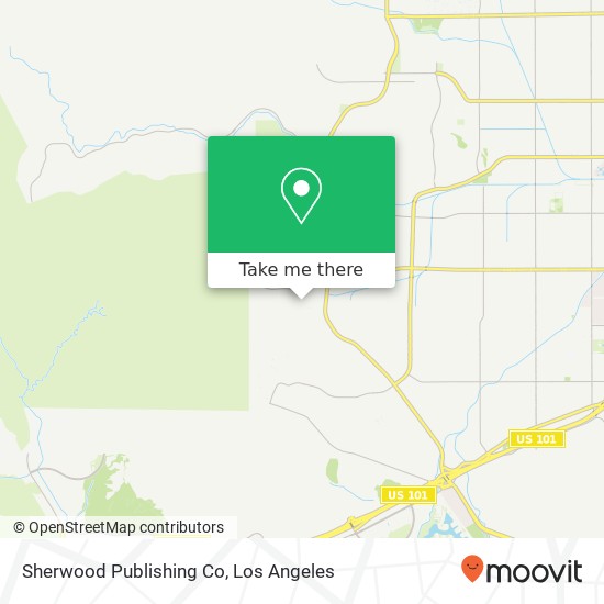 Mapa de Sherwood Publishing Co