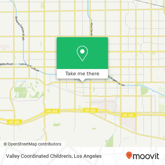 Valley Coordinated Children's map
