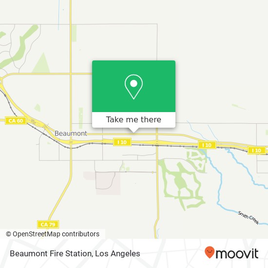 Mapa de Beaumont Fire Station