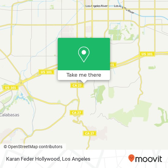 Karan Feder Hollywood map