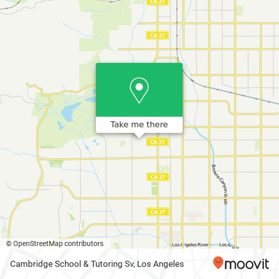 Cambridge School & Tutoring Sv map