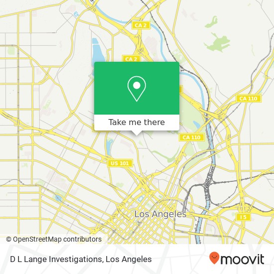 Mapa de D L Lange Investigations