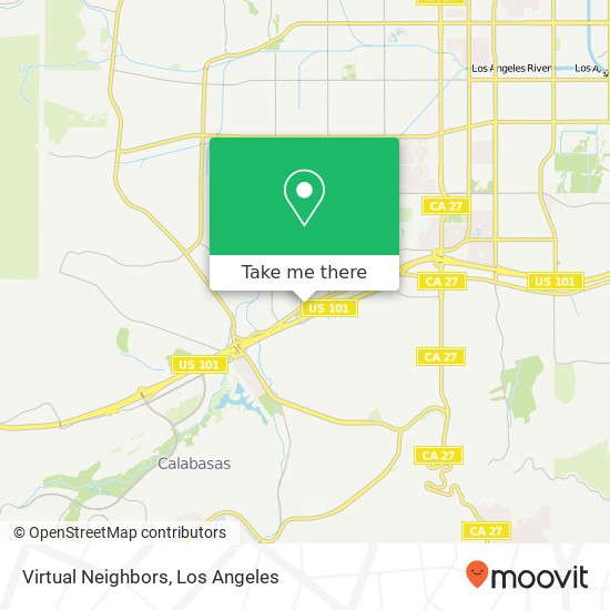 Virtual Neighbors map