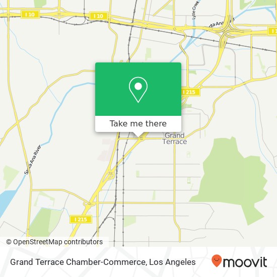 Grand Terrace Chamber-Commerce map