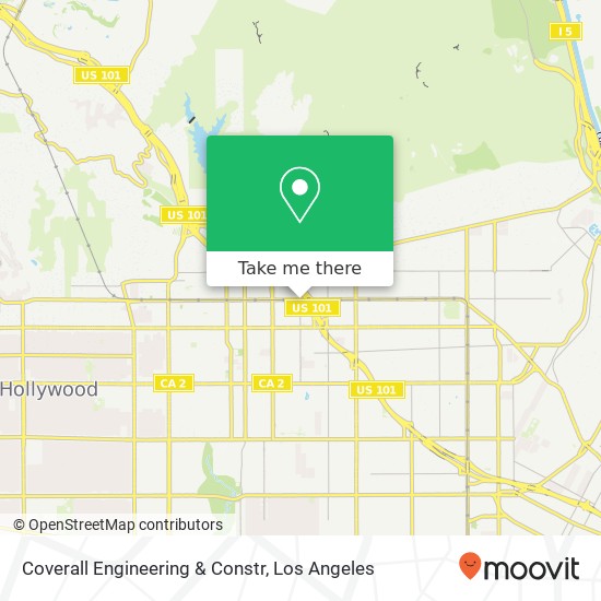 Coverall Engineering & Constr map