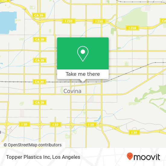 Topper Plastics Inc map