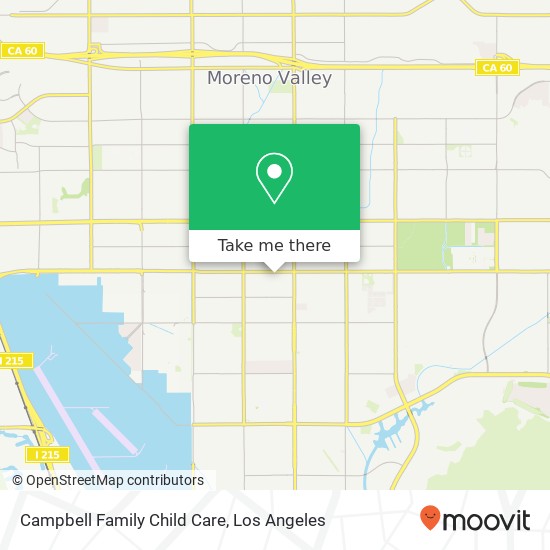 Campbell Family Child Care map