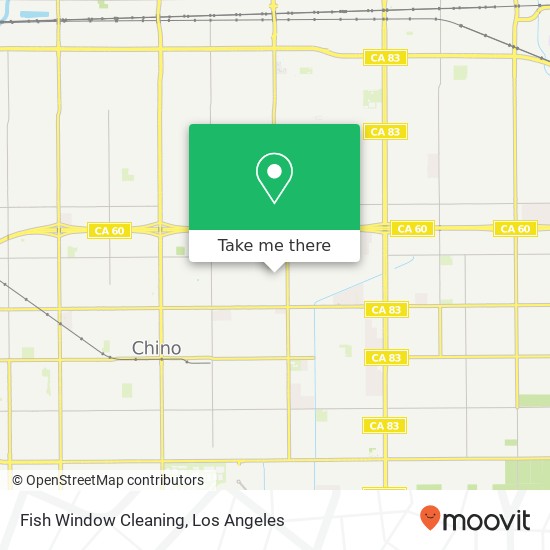 Fish Window Cleaning map