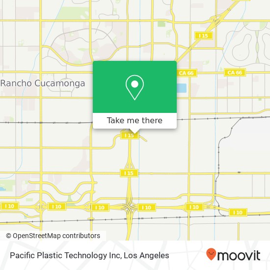 Mapa de Pacific Plastic Technology Inc