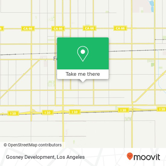 Gosney Development map